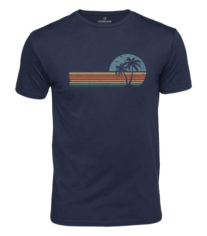 Minimalist Beach Cotton T-Shirt