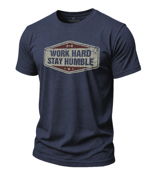 Work Hard Stay Humble Cotton T-Shirt