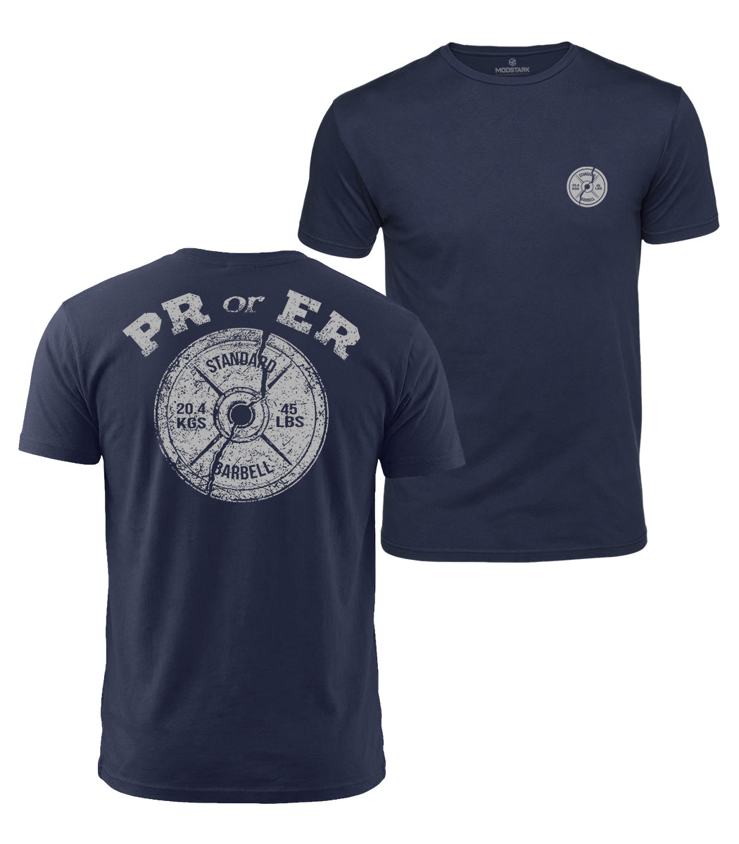 PR Or ER Barbell Cotton T-Shirt