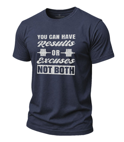 Results Not Excuses Cotton T-Shirt