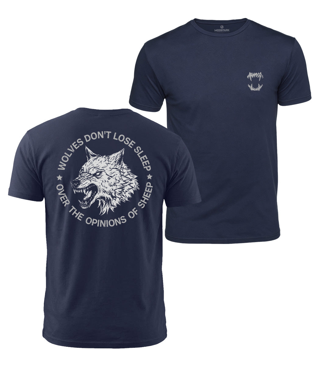Fierce Wolf Quote Cotton T-Shirt