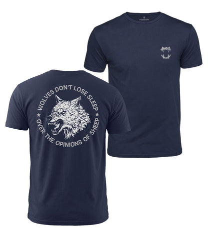 Fierce Wolf Quote Cotton T-Shirt