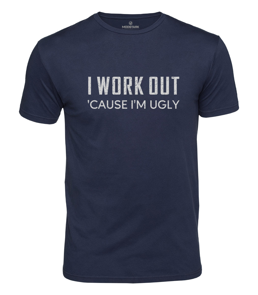 I Work Out Gym Humor Cotton T-Shirt