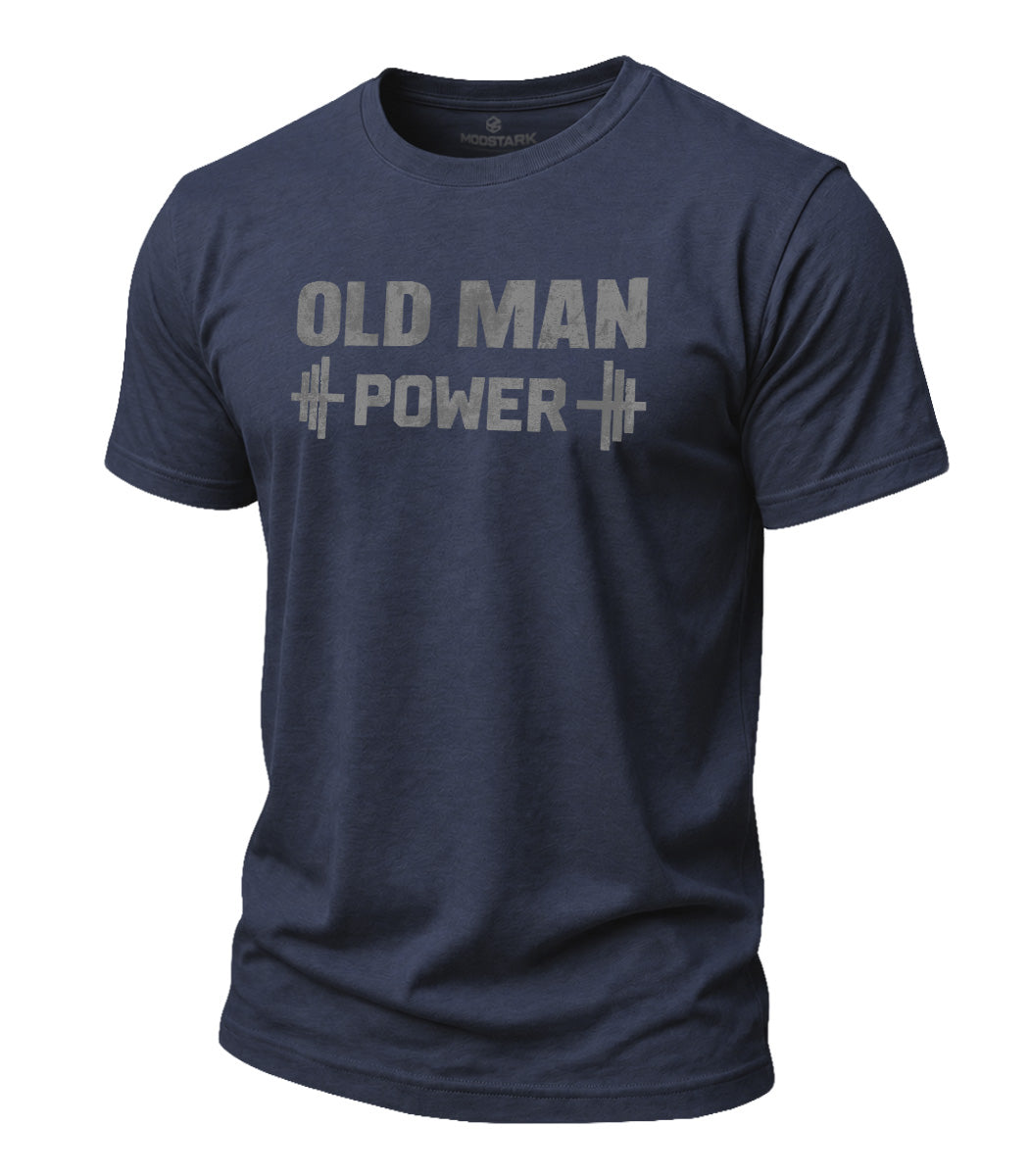 Old Man Power Cotton T-Shirt