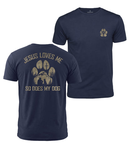 Jesus And My Dog Cotton T-Shirt