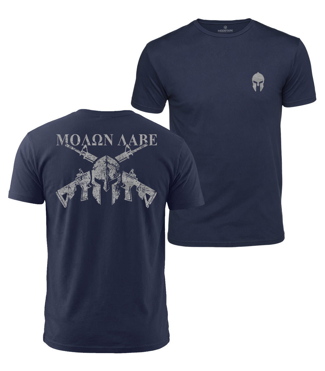Molon Labe Warrior Cotton T-Shirt