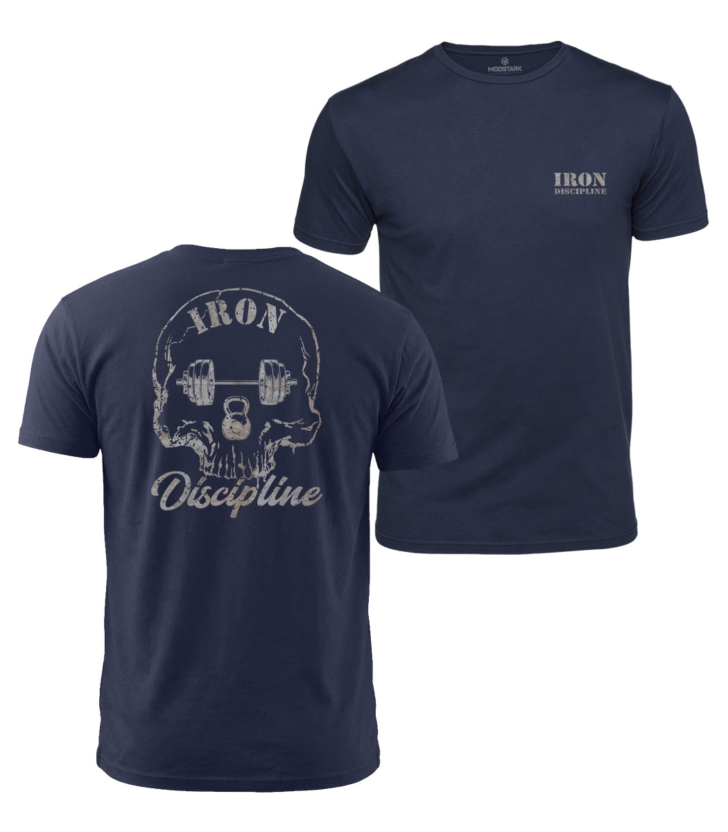 Discipline Skull Cotton T-Shirt