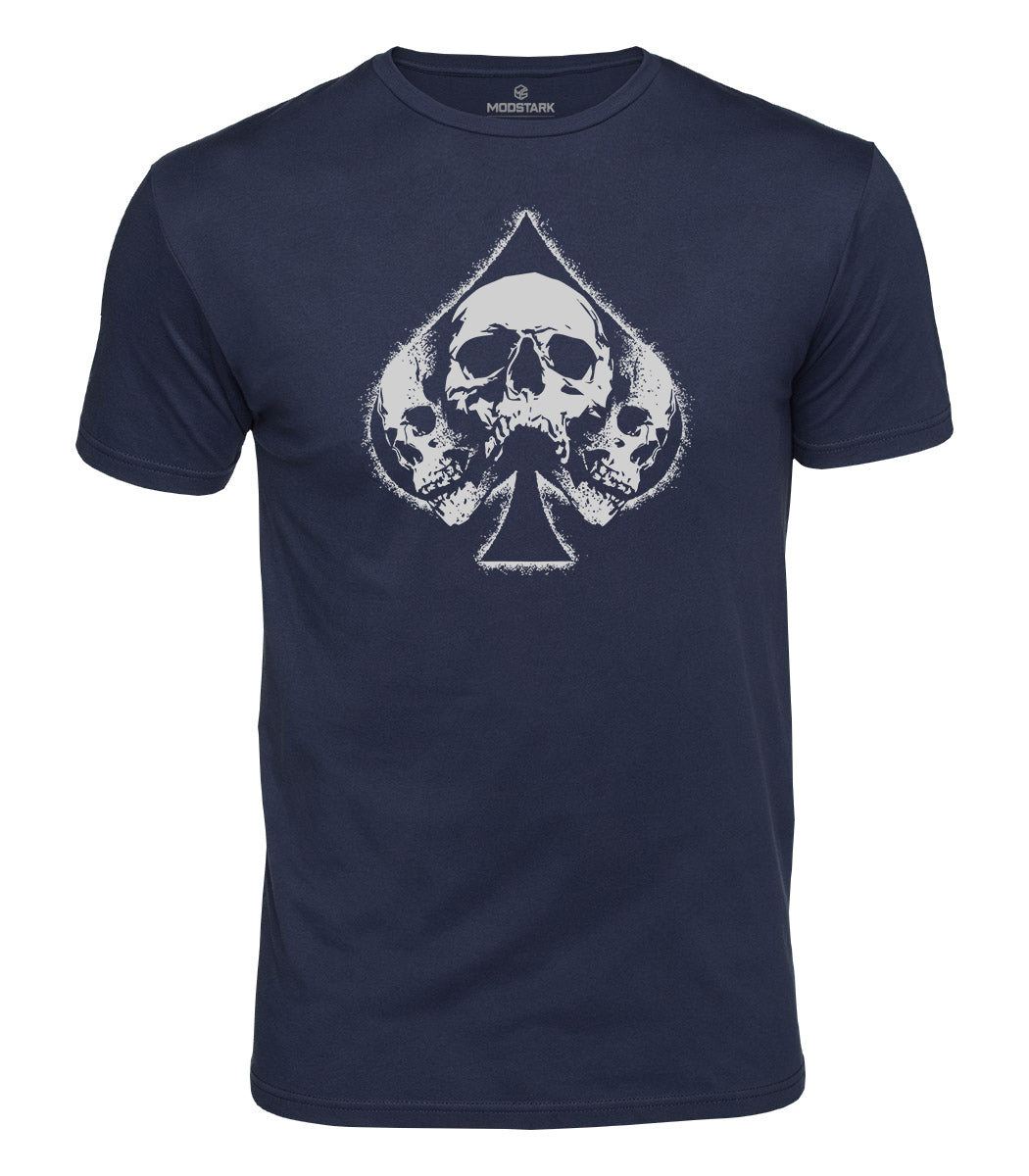 Skull Spade Cotton T-Shirt