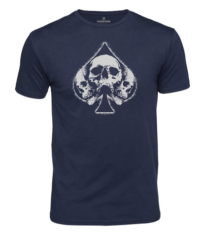 Skull Spade Cotton T-Shirt