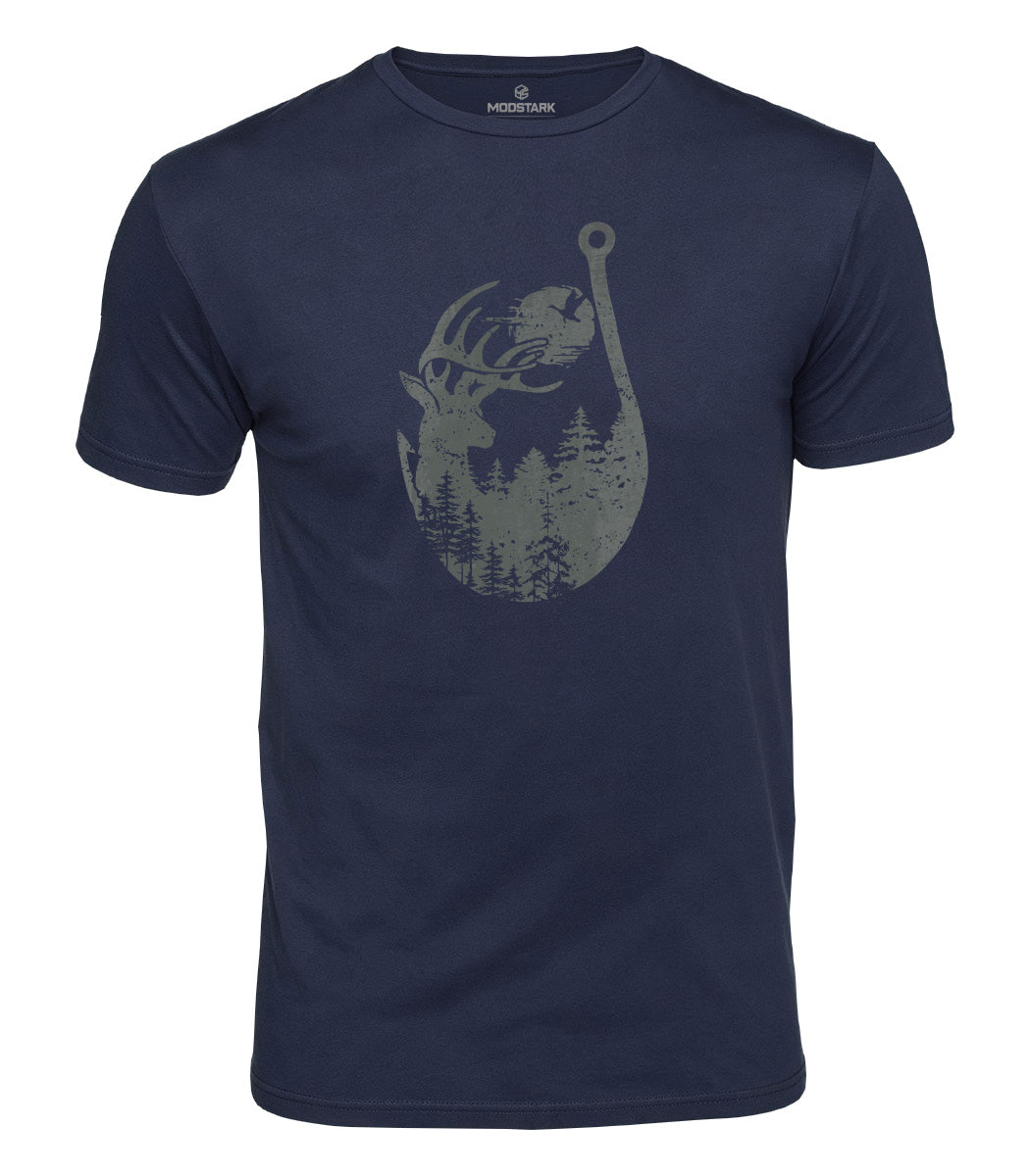 Buck Fishing Lure Cotton T-Shirt