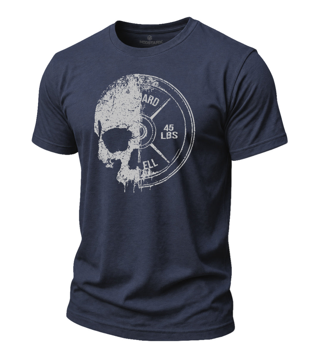 Skull Barbell Cotton T-Shirt