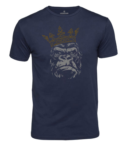 Crowned Gorilla Cotton T-Shirt