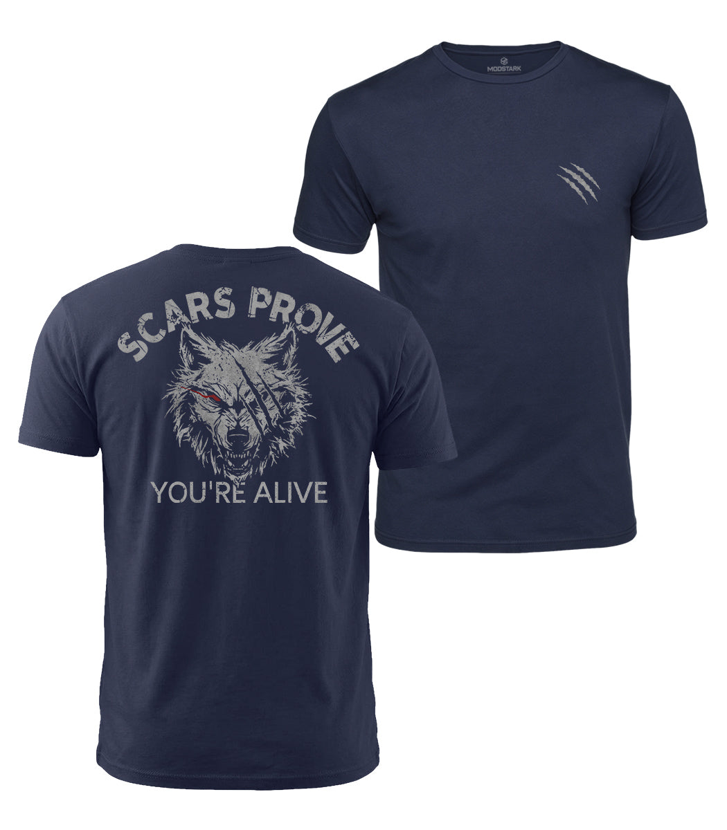 Scars Prove It Cotton T-Shirt