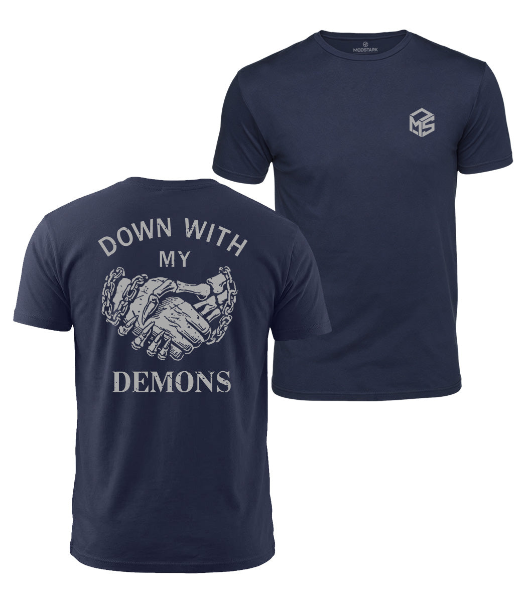 Down With My Demons Cotton T-Shirt