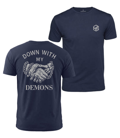 Down With My Demons Cotton T-Shirt