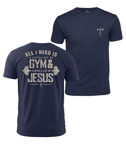 Gym & Jesus Cotton T-Shirt