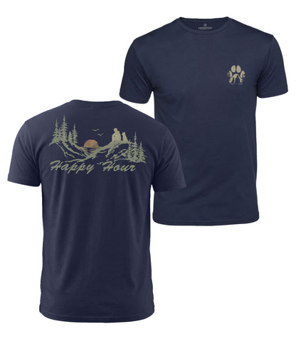 Happy Hour With My Dog Cotton T-Shirt