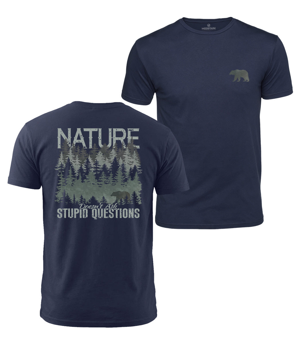 Nature Doesn't Ask Questions Cotton T-Shirt