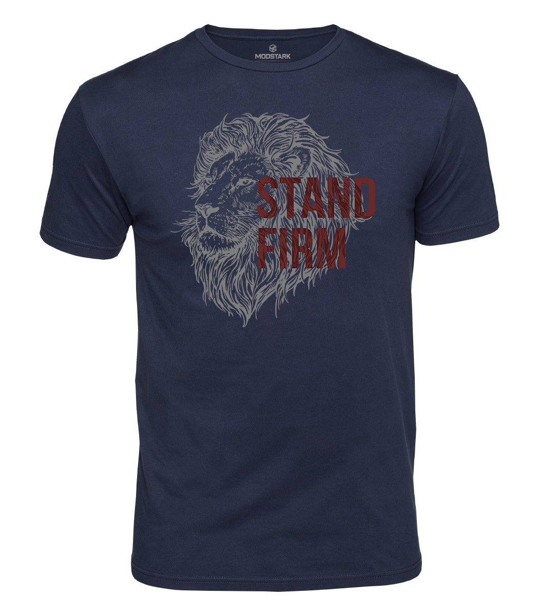Stand Firm Lion Cotton T-Shirt