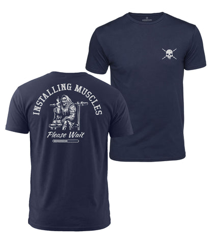 Installing Muscles Cotton T-Shirt