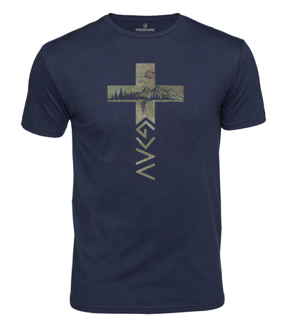 God Is Greater Cross Cotton T-Shirt