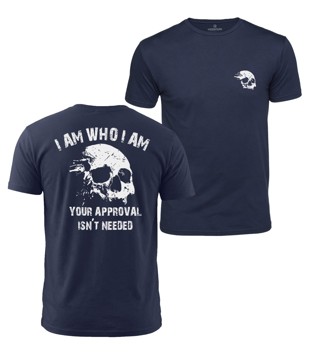 I Am Who I Am Skull Cotton T-Shirt