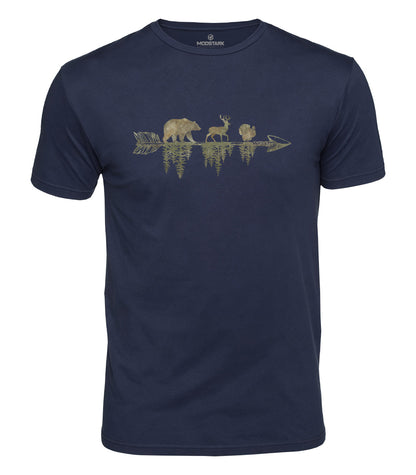 Wildlife Arrow Forest Cotton T-Shirt
