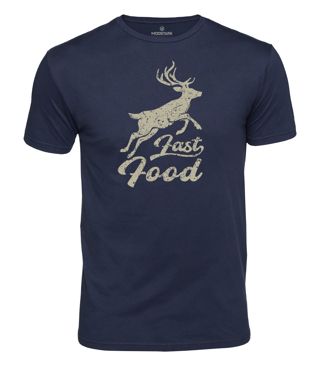 Fast Food Deer Cotton T-Shirt