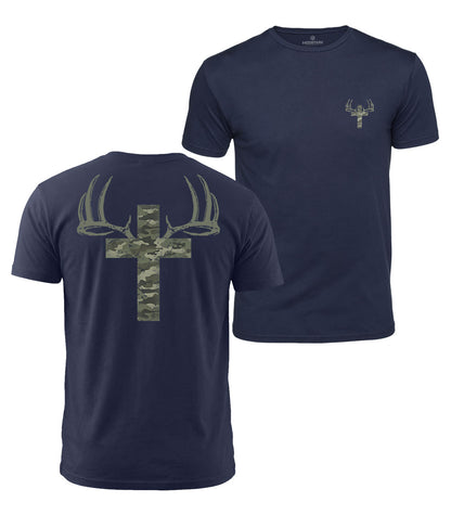 Camo Cross Cotton T-Shirt