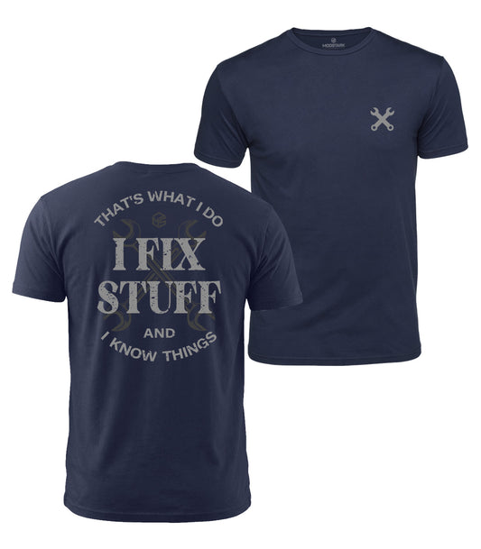 Fix Stuff & Know Things Cotton T-Shirt