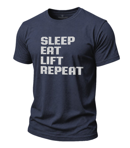 Lift Repeat Cotton T-Shirt