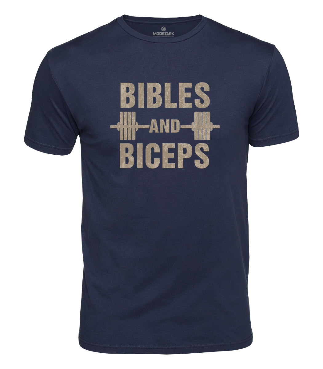 Bibles And Biceps Cotton T-Shirt