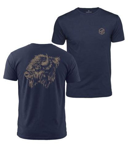 Bison Head Cotton T-Shirt