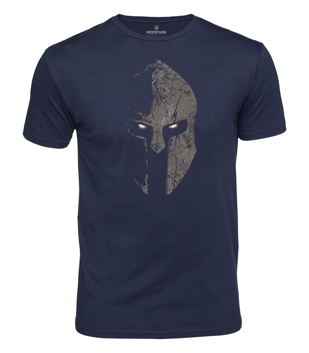 Spartan Helmet Graphic Cotton T-Shirt