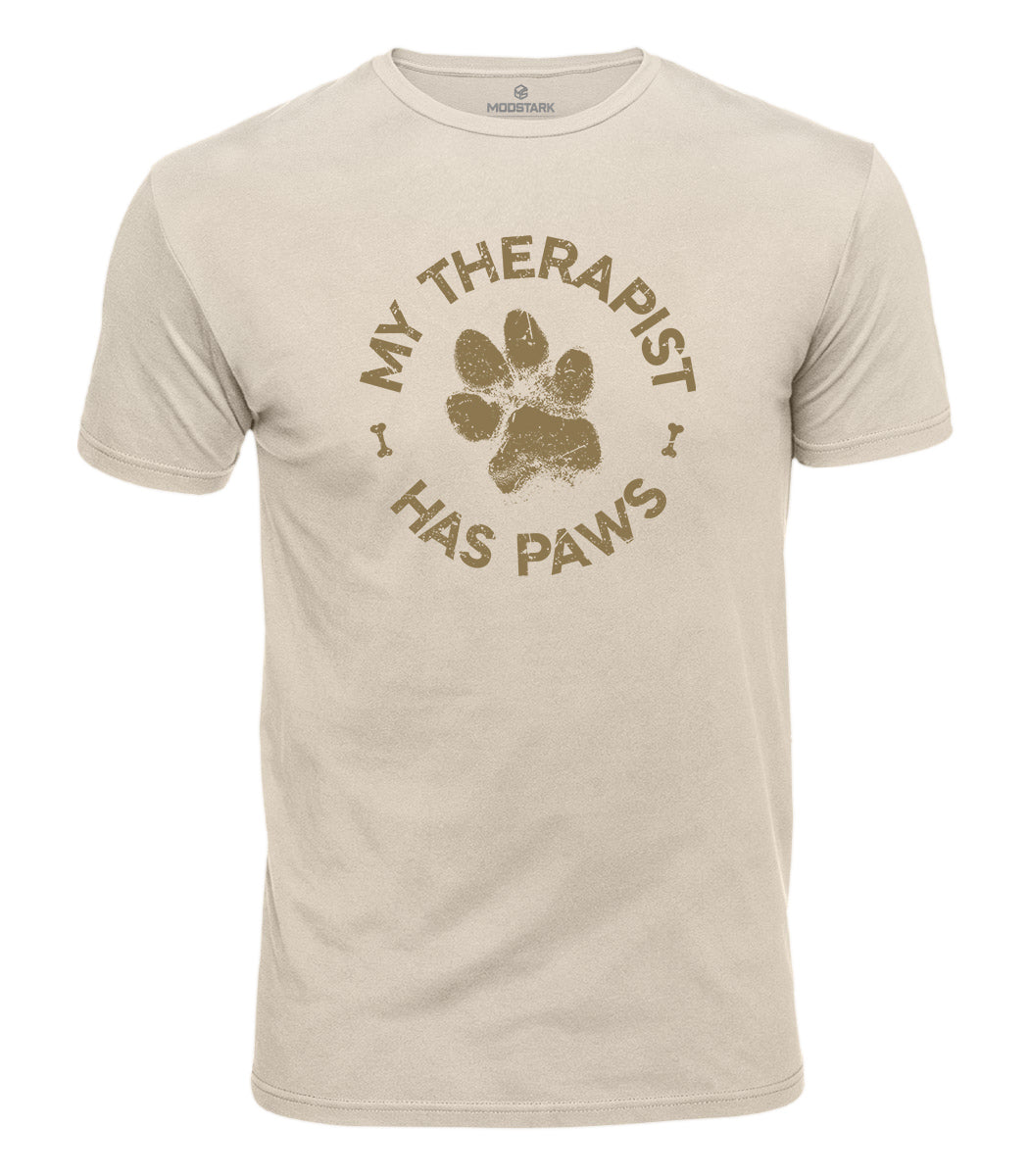 Dog Paw Therapist Cotton T-Shirt
