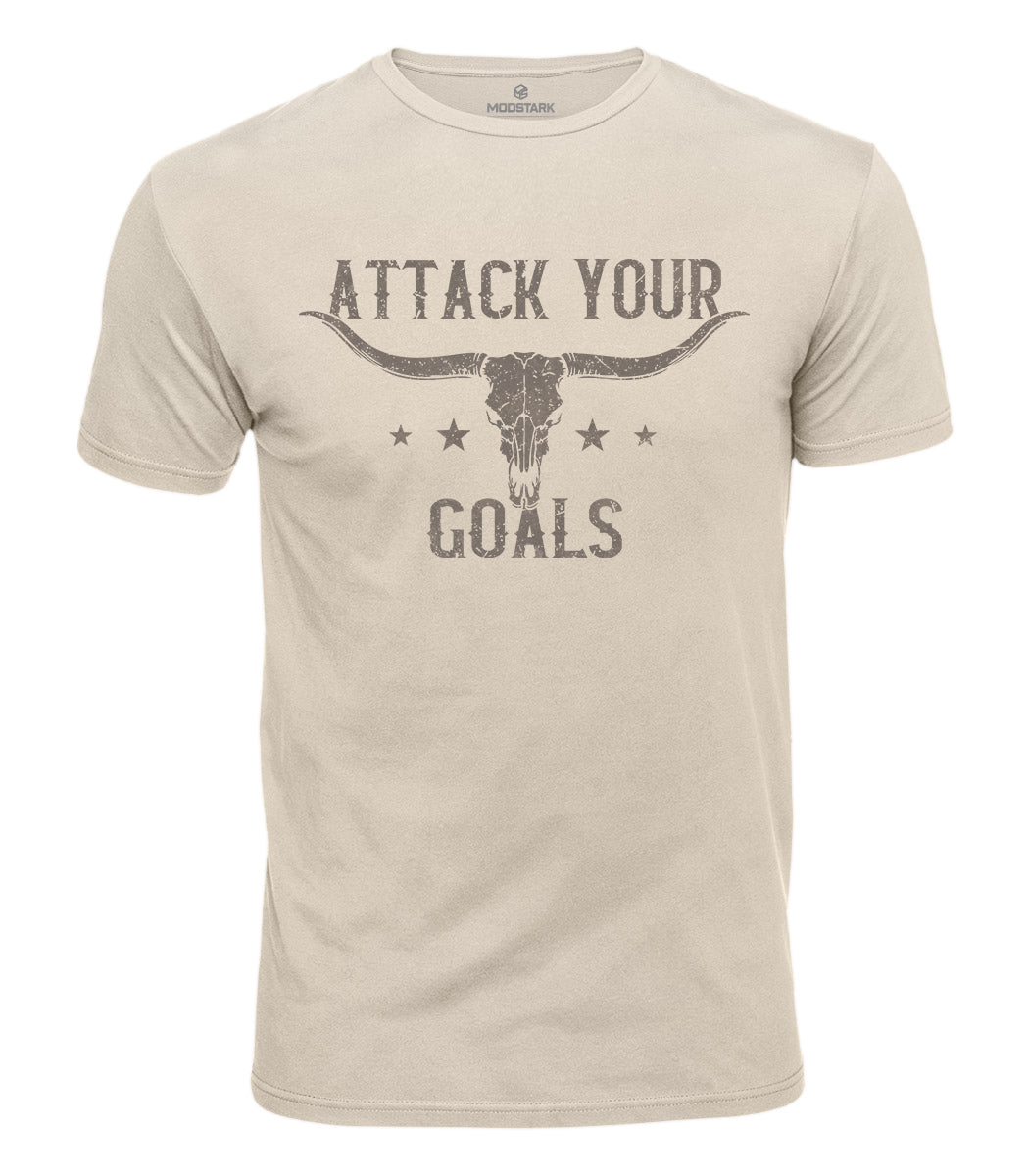 Attack Your Goals Cotton T-Shirt
