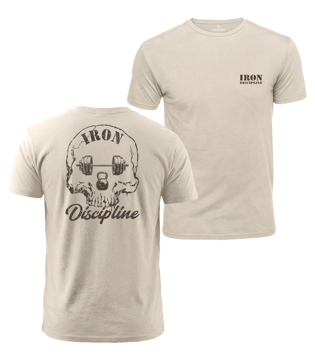 Discipline Skull Cotton T-Shirt