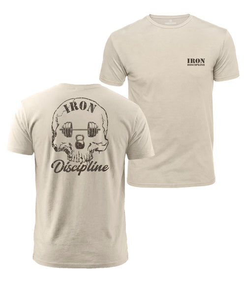Discipline Skull Cotton T-Shirt