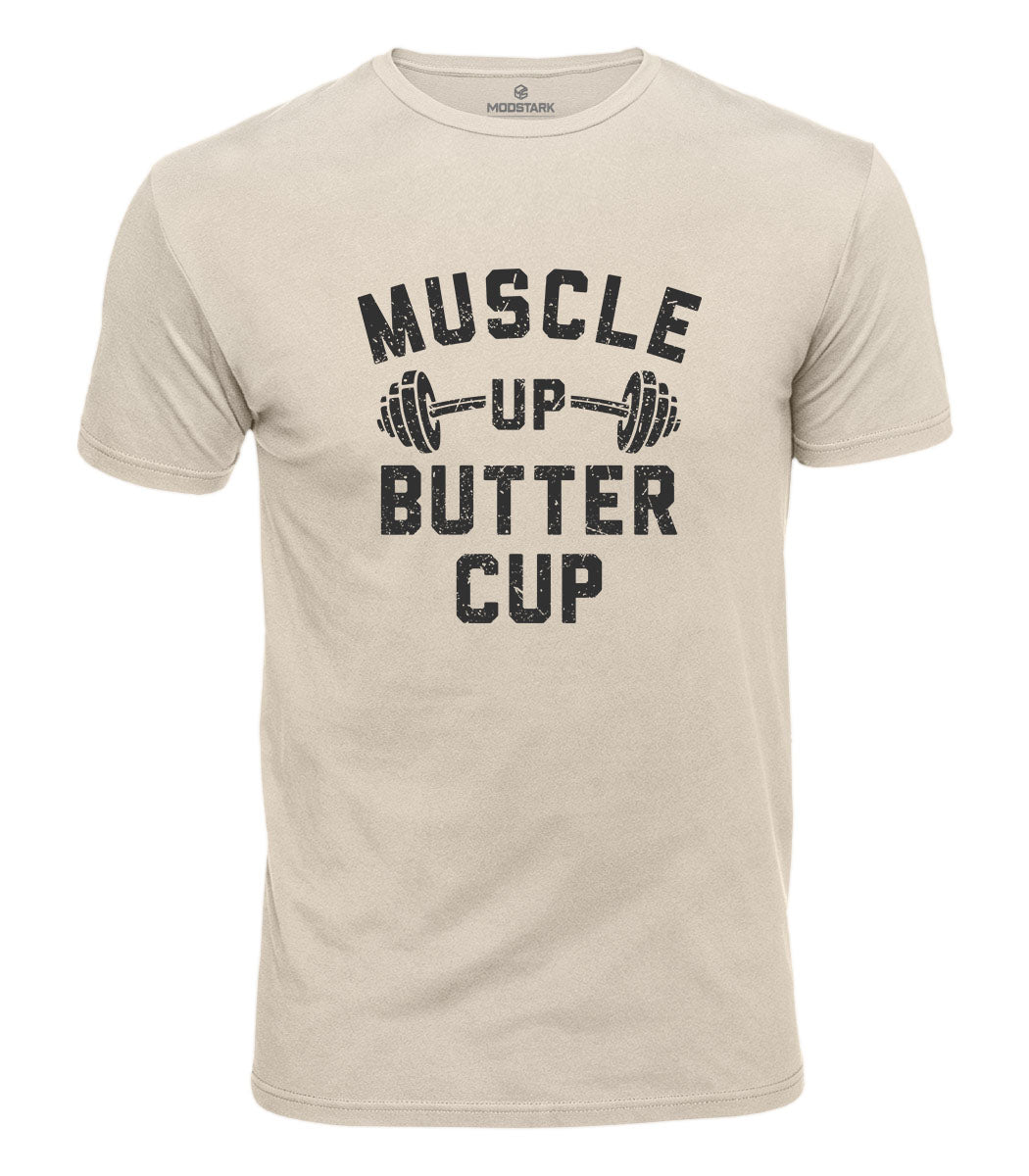 Muscle Up Buttercup Cotton T-Shirt
