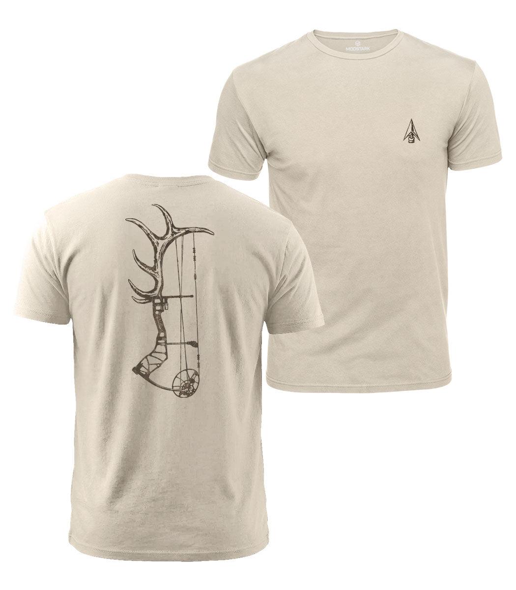 Bowhunting Antlers Cotton T-Shirt