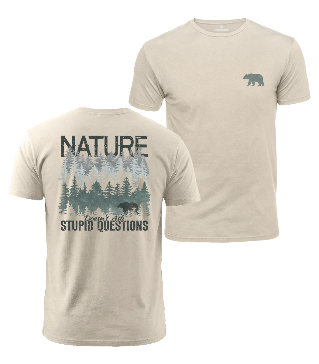 Nature Doesn't Ask Questions Cotton T-Shirt