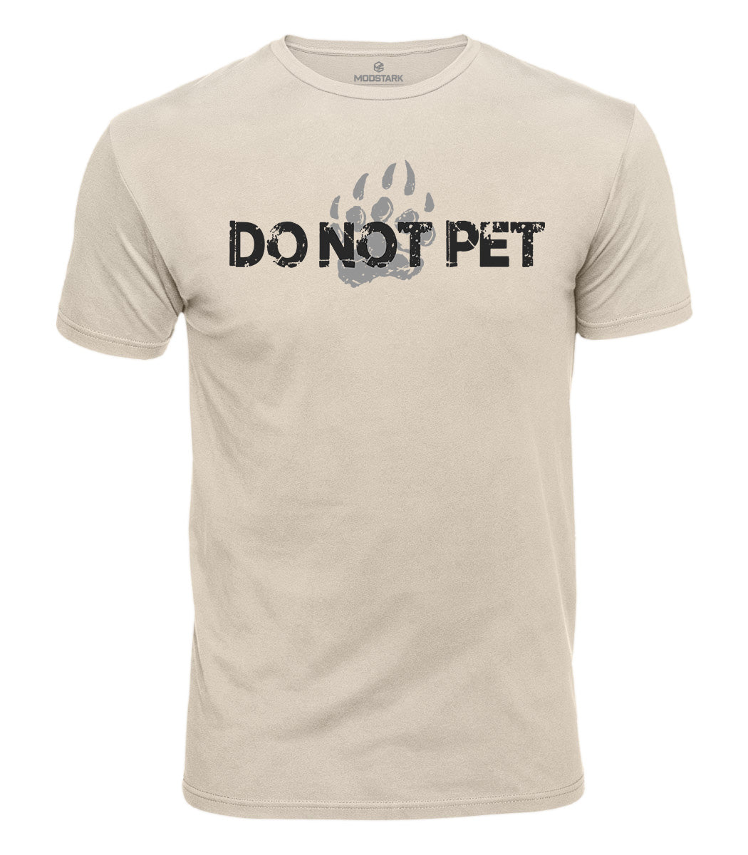 Do Not Pet Warning Cotton T-Shirt