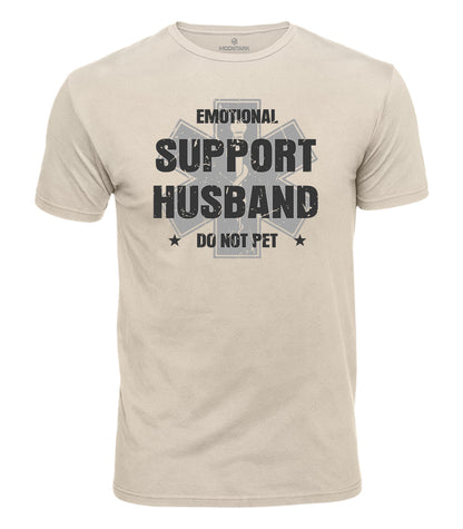 Emotional Support Husband Cotton T-Shirt