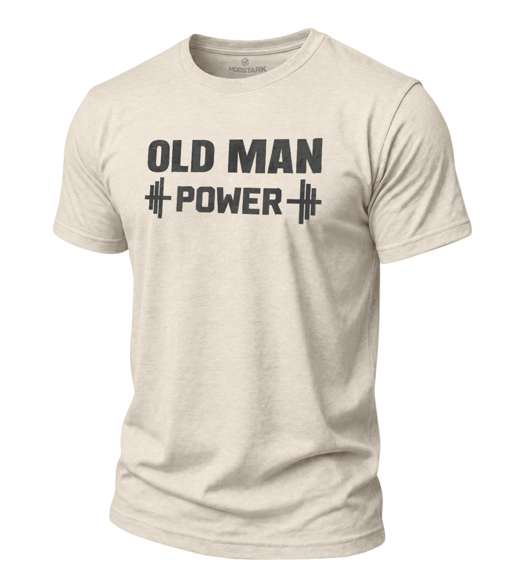 Old Man Power Cotton T-Shirt