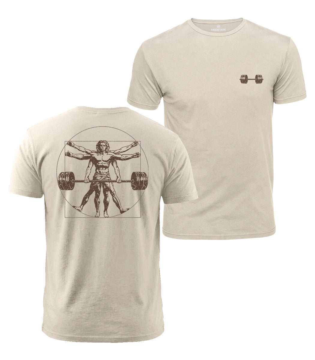 Vitruvian Lifter Cotton T-Shirt