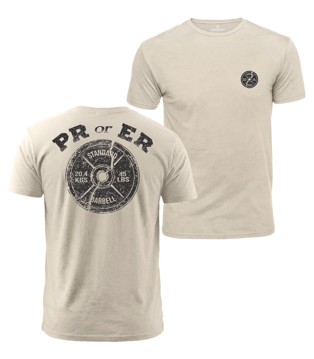 PR Or ER Barbell Cotton T-Shirt
