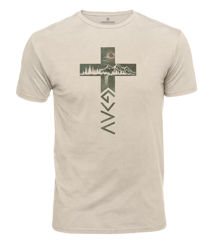 God Is Greater Cross Cotton T-Shirt