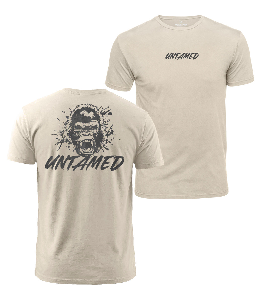 Untamed Gorilla Cotton T-Shirt
