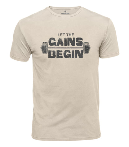 Let The Gains Begin Cotton T-Shirt