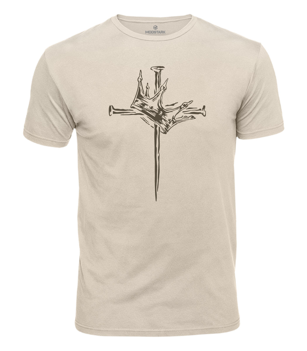 Nail Cross Faith Cotton T-Shirt